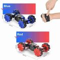 Super Double flip Sensor RC Stunt Car Double Sided Rotating Offroad Remote Control Car 4WD 2.4GHz Twisting Vehicle with Light Mini Deformation Toy. 