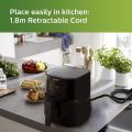 AirFryer HD9252/90 with Rapid Air Technology (Black). 