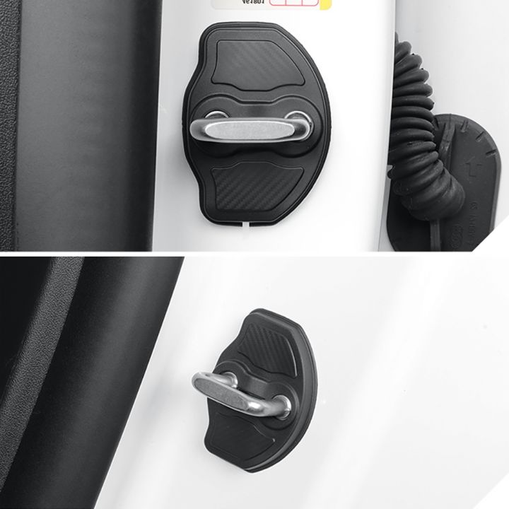 TESY%204Pcs%20Door%20Lock%20Protector%20Set%20For%20Tesla%20New%20Model%20YL%20Y%20Juniper%20Standard%20LAUNCH%20Protection%20Cover%20Shell%20TPE%20-%20Image%206