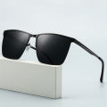 New Men's Business Polarized Sunglasses Metal Square Frame Fashion Sunglasses 5152.