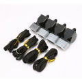 4pcs Seedless Whistle Basketball Soccer Sports Training Referee Whistle with Lanyard Mouthguard Whistle. 
