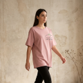 Pink Dreamer Cloud Sun Printed T Shirt for Girls & Women Cotton Jersey Top. 