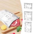 10Pcs/Bag Large Capacity Aluminum Foil Food Bag Leakproof Freezer Safe Kitchen Fresh Bag Fresh-keeping Reusable Zip Lock Bag. 