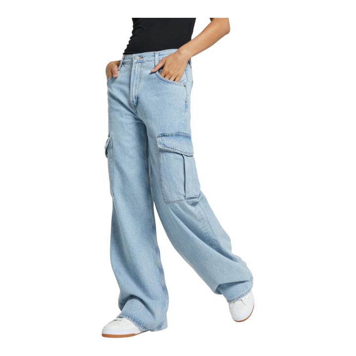 liz’s canteen - liz bair | instagram, facebook |... "Women’s Light Blue Cargo Jeans | High-Waist Wide-Leg Denim Pants with ...