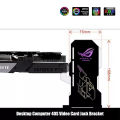 Fantasy GPU Bracket ARGB AURA SYNC Video Card Jack Bracket Vertical Installation For ASUS MSI AORUS Faith Black/White PC MOD. 