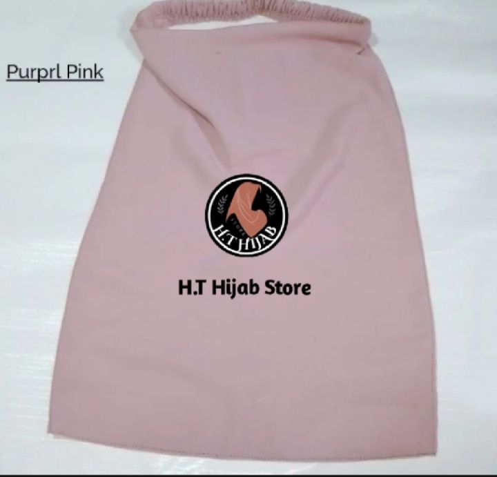 Naqab Patti Hijab in Georgette - Plain Casual Style, Free Size, Elegant Look