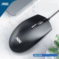 AOC MS100 wired USB mouse Home Office business computer desktop mouse. 