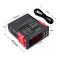 Temp STC-1000 temperature controller digital screen thermometer with thermocouple cable. 