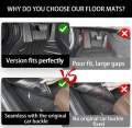 Heavy Duty TPE All Weather Car Floor Mats For Toyota corolla cross 1st & 2nd Row Full Set Rubber Floor Liners Anti Skid Car Mats 3D 5D 7D Full covered floor carpet mat Long lasting waterproof high quality car interior accessories dust protector. 