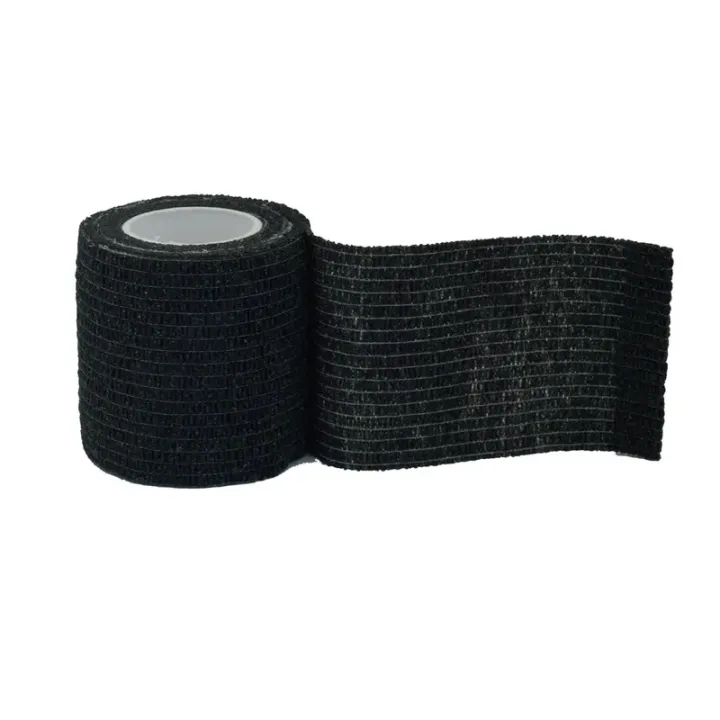 6/12/24Pcs%20Black%20White%20Sport%20Self%20Adhesive%20Elastic%20Bandage%20Wrap%20Tape%20Elastoplast%20For%20Knee%20Support%20Pads%20Finger%20Ankle%20Palm%20-%20Image%203
