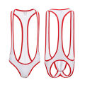 Mesh Sexy Lingerie Bodysuit Mens Backless One Piece Jockstrap Wrestling Singlet Bondage Mankini Body Suit Briefs. 