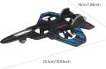 4DRC V32 Foam RC Plane Fighter Jet Drone with LED Lights, 360° Flips, Altitude Hold, Easy-to-Fly Remote Control Airplane Toy for Kids & Adults Beginners, 2.4GH. 
