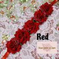 Rose Gajra for Hair Buns - Elegant Hair Accessory, 1 Piece.
