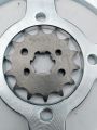 Mimmo brand chain sprocket set for yamaha ybr 125 cc chinese imported. 