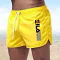 Summer Shorts Men Fast Drying Swim Shorts Breathable Net Fast Drying Surf Beach Pants Men's Fitness Pants Elastic Waist Shorts. 