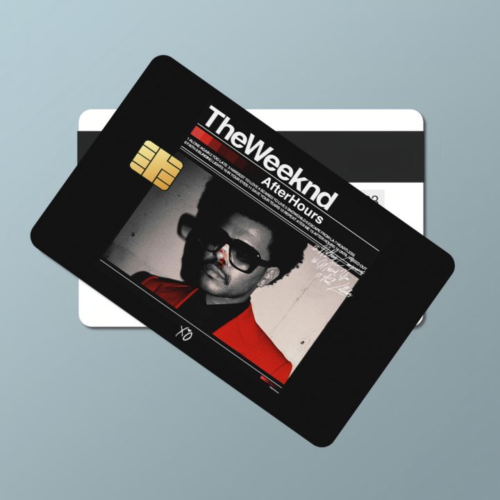 The%20Weeknd%20After%20Hours%20Fashion%20Waterproof%20Scratch%20Pattern%20New%20Stickers%20Decoration%204%20PCS%20Card%20Cover%20-%20Image%203