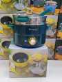 SAMURAI Multi-Function Electric Cooking Pot 2.8L | Steamer, Noodles, Hot Pot & Rice Cooker | Crown Lid Design. 