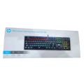 HP GK100 RGB MECHANICAL GAMiNG KEYBOARd WiTH BLUE SWiTCH. 
