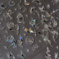 1pcs 5D Diamond Butterfly Nail Art Stickers Holographic Butterfly Nail Decorations Decals DIY Self-Adhesive Slider Accessories. 