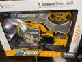 Excavator Dozer Remote Control Rechargeable Construction Truck 360° Rotation, Light, Sound, Semi Metallic Body. 