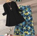 Stylish Casual Ware 2 piece Stitched Suit For Ladies Girls. 