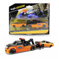 Maisto 1:64 FLATBED/1988 BMW M3 E30 1965 FORD MUSTANG elite transport Die-casting car model collection gift toy. 