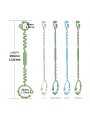 5PK Silicone Toy Straps. Safety leashes for bottles & teethers for 0-18M. Perfect for strollers, highchairs & car seats.. 
