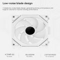 TEUCER JM-1 PC Cooling Fan Kit 120mm ARGB Cyclic Mirror Light Effect Fan PWM 800-2000rpm Low noise Chassis Water Cooling Fan. 