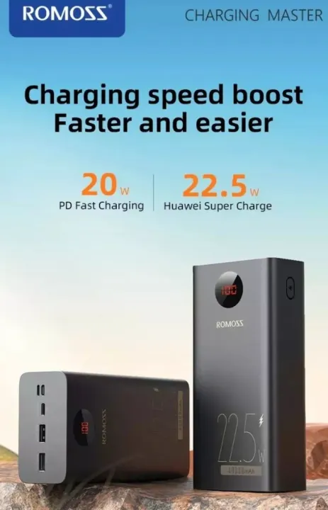 Romoss%20PEA40%2040000mAh%20romoss%20Power%20Bank%2018W%20PD%20QC%203.0%20Two%20-%20way%20Fast%20Charging%20...%20-%20Image%203