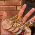 customised resin name  keychain with different colours and design. 