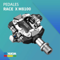 Mountain bike cleats carbon racework pedals X-M8100. 