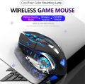 Wireless Mouse with Nano Receiver for PC, Laptop, Computer, Desktop 2400 DPI SILENT CLICK RGB rechargeable wireless mouse. 
