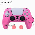 IVYUEEN Studded Protective Cover Skin for PlayStation 5 DualSense PS5 Controller Silicone Gamepad Case ThumbSticks Grips. 