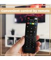 MXQ PRO 4K Android 11 Smart TV Box (Amazon UK) with TV Remote Control Android TV Box with 2.4G 5G Dual Band WiFi Quadcore Processor. 
