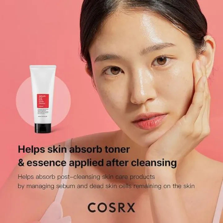 COSRX%20Salicylic%20Acid%20Daily%20Gentle%20Cleanser%20%E2%80%93%20150ml%20%7C%20Korean%20Skincare%20%7C%20Gentle%20Daily%20Exfoliating%20Cleanser%20for%20Oily%20&%20Acne%E2%80%91Prone%20Skin%20-%20Image%202