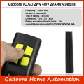 Gadoore TO.GO 2VA 4VA 2WV 2WP Garage Door Remote TO.GO 2VA TO.GO 4VA 433MHz Compatible with BENINCA TO.GO 2VA 4VA 2WV 2WP. 