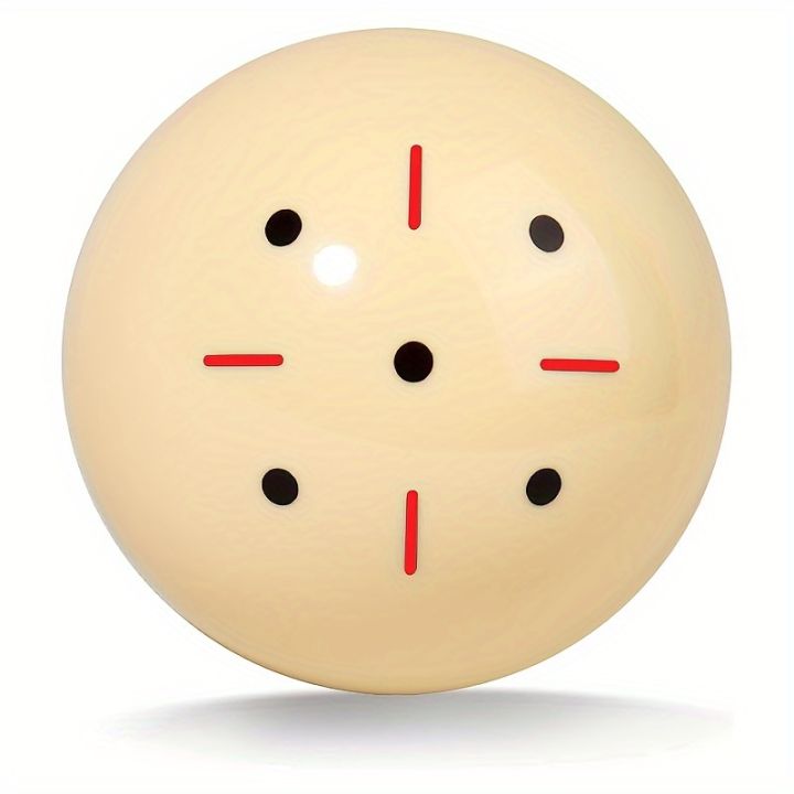 Billiards training cue ball, diameter 57.2mm single-sided polka dot billiards beginners, billiards practice ball