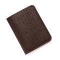 PU Leather Men Wallet Thin Small Credit Card Holder Lychee Pattern Coin Purse. 