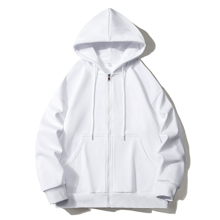 Loose%20casual%20American%20BF%20hoodie%20jacket%20light%20gray%20simple%20solid%20color%20cardigan%20trendy%20men's%20autumn%20new%20style%20-%20Image%203