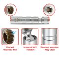 Spark Plug Socket Wrench Adapter 14mm16mm Set Universal Joint with Magnetic Flexible Socket Thin Wall 3/8" Drive Car Repair Tool.