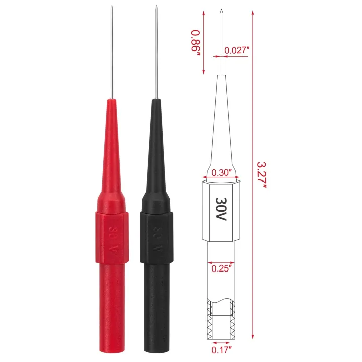 10Pcs%2030V%20Diagnostic%20Tools%20Multimeter%20Test%20Lead%20Extention%20Back%20Piercing%20Needle%20Tip%20Probes%20Car%20Automotive%20Test%20Probe%20Kit%200.7MM%20-%20Image%203