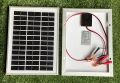 12 V 5 W solar cell panel. 