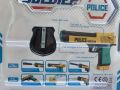 Police Soft Bullet Gun, Shooting Gun, Gun, Police Drama Play Toy Gun Set As Well As Can Blast Water. 