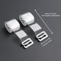 2 Pairs/5 Pairs Invisible Seamless Transparent Bra Straps - Thin and Non-Slip Straps for Lingerie and Lingerie Accessories, No S. 