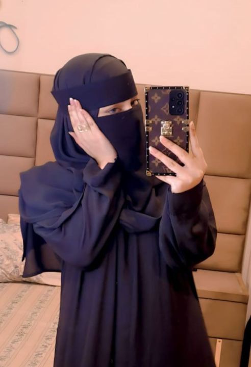 Niqab  for Girls Saudi Style | pali hijjab niqab for girls and women | pali niqab | saudi forehead niqab | Princess crown niqab hijjab