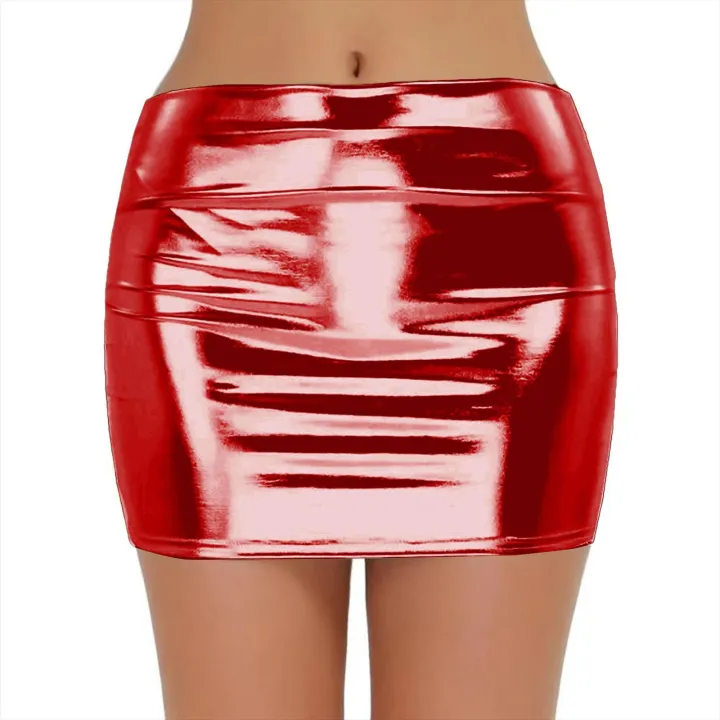 %20PU%20Leather%20Short%20Skirts%20for%20Women%20Club%20Prom%20Performance%20Solid%20High%20Waist%20Mini%20Skirt%20Gold%20Red%20Shine%20Bright%20Fladas%20Mujer%20XXL%20-%20Image%203