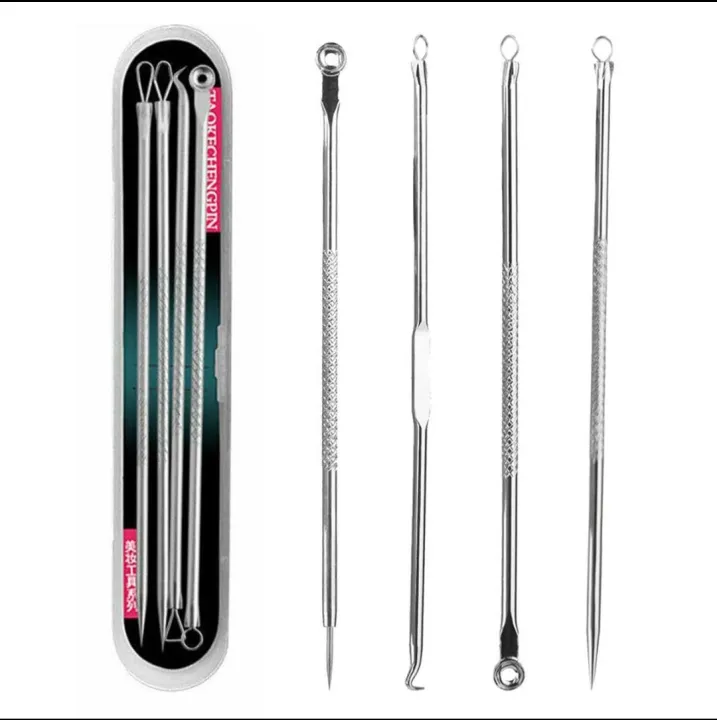 4%20Pcs%20Set%20Stainless%20Steel%20Extractor%20Blackhead%20Remover%20Needles%20Acne%20(4%20Pcs/Box)%20-%20Black%20Head%20Remover%20-%20Image%205