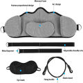 Hammock with stand for Neck Traction Massager Hamac cervicales to Reduce Neck Pain Relief Relaxation with Free Eye Mask. 