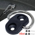 4Set Car Cargo Net Floor Hook Accessories Rear Trunk Boot Cargo Floor Net Tie Down Hook Ring Loop Hanging Flat Screen Net Fixing. 