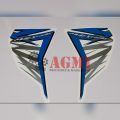 Honda Dio Panal Sticker Set Blue. 